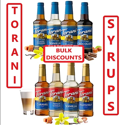 BUY 1 GET 1 50% OFF Classic TORANI Syrup Flavoring Coffee Dessert Baking Keto - Image 1 of 4