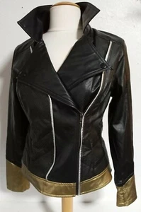 Black Widow / Her Universe Marvel Kunstleder Moto Jacke Top Cosplay Official  - Bild 1 von 4