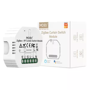 MOES ZigBee RF Smart Rolladen Jalousien Schalter Modul Zeitschaltuhr Alexa APP - Bild 1 von 17