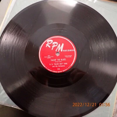 E+ 78 10" BB B. B. King RPM 435 Talkin' The Blues / Boogie Rock - Image 1 of 3