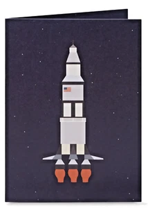 12 Boxes of 6 OUT OF THIS WORLD MoMA Cards w Spaceship Rocket in Space PopUp NEW - Picture 1 of 7
