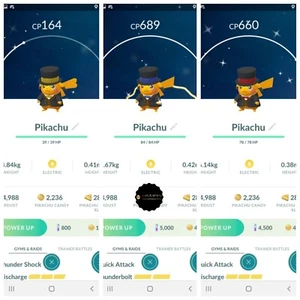 Pikachu Brillante con Monocle y Cinta Pokémon Go, comercio registrado - Imagen 1 de 4