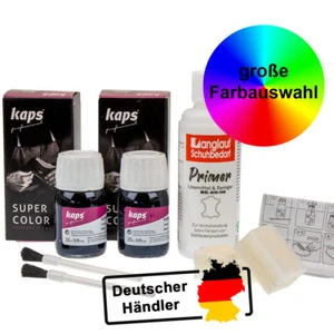 Kaps Super Color Lederfarbe 2 x 25ml + 100ml Lederreiniger - Bild 1 von 45