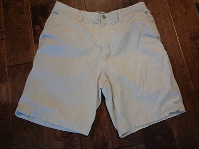 Structure Mens Tan Twill Shorts Flat Front Tag 36 Measure 34 Inseam 10 BX1 - Image 1 of 4