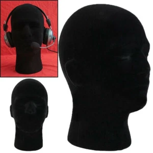 Foam Manikin Head Male Mannequin Styrofoam Model Wigs Glasses Cap Display I4H9 - Picture 1 of 24