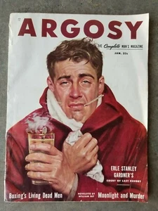 ARGOSY THE COMPLETE MEN'S MAGAZINE JANUARY 1949 ADS FICTION HUMAN INTEREST - Picture 1 of 6