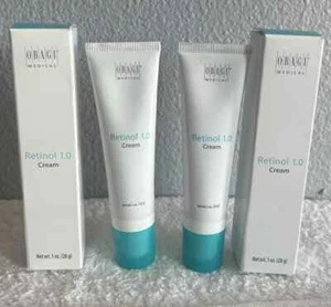 2X Obagi Medical Retinol 1.0 Cream-Night Treatment-28g/1 oz-New In Box - Picture 1 of 2