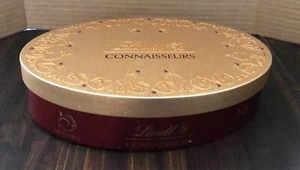 Vintage Lindt Chocolate Collectible Gold and Red Tin (Tin Only) - Picture 1 of 5