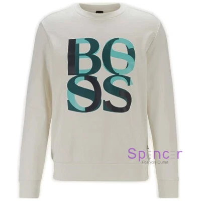 Hugo BOSS Men Crew Neck Stretch Sweatshirt/Jumper M Was £125.00 - Image 1 of 4