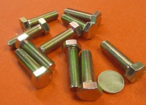 Tap Bolt, FT, GRADE 8 Yellow Zinc Chromate 1/2"-20 x 1.75" Length, 25 Pc - Picture 1 of 12