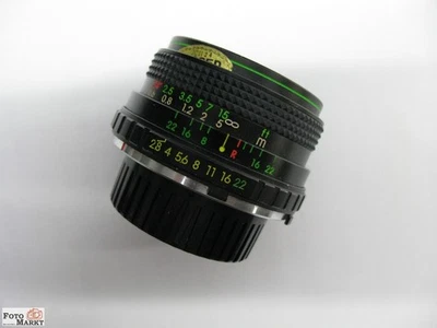 Objetivo Gran Angular Hanimex 2,8/28 Mm MC Lens Minolta SLR X-700, XD7 - Imagen 1 de 3