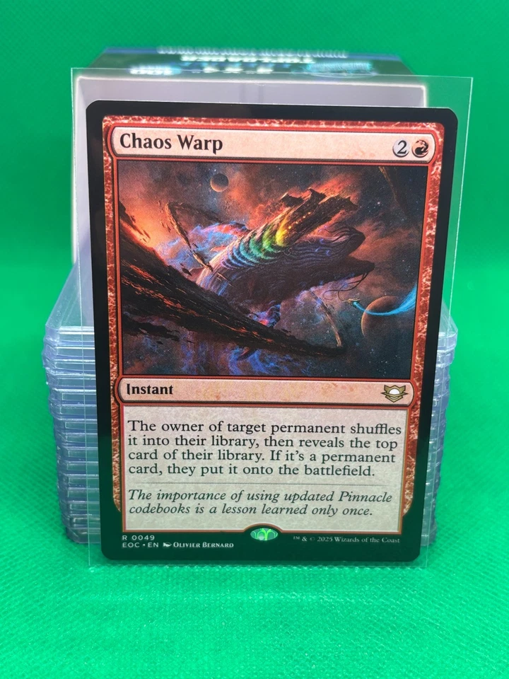 Chaos Warp MTG |  Edge of Eternities Commander - Image 1 of 1