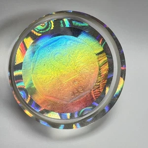 POG 2 Francs Coin Holo Plastic Slammer Thick Acrylic 90's - Picture 1 of 4