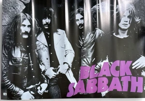 Geezer Butler Black Sabbath autographed signed 24 x 36  photo poster Beckett - Picture 1 of 3