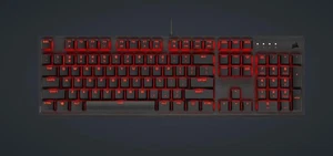 CORSAIR K60 PRO Mechanical Gaming Keyboard CHERRY MV Mechanical - Red LED - Picture 1 of 7
