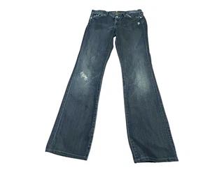 7 For Alll Mankind Bootcut Jeans Damen 27 Blau Low Rise Distressed Vintage - Bild 1 von 13
