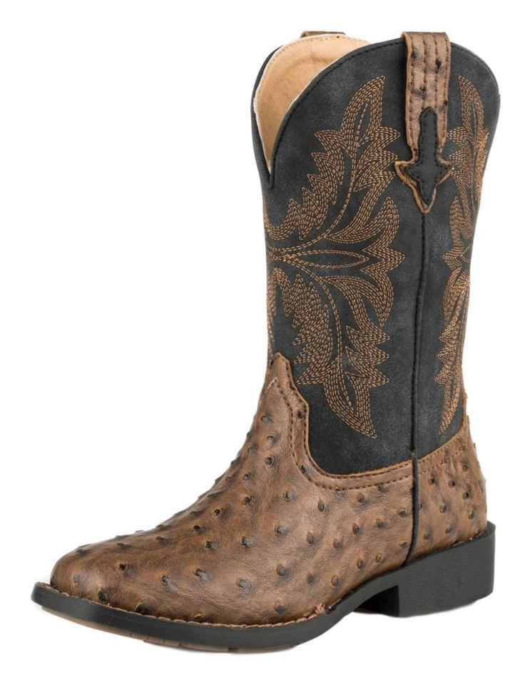 Roper Western ботинки для мальчиков Jed страус коричневый 09-119-1224-2003 BR - Изображение 1 из 1