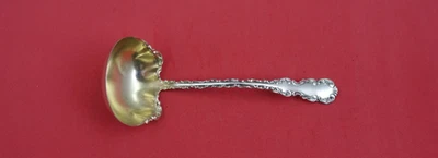 Louis XV by Whiting Gorham Sterling Silver Sauce Ladle gold washed 5" - Image 1 of 2
