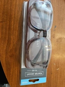 Foster Grant 2.00 Strength Reading Glasses Ultra Slim New - Picture 1 of 3