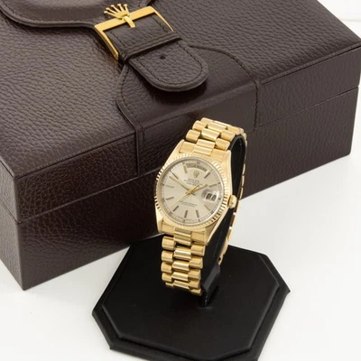 Men's Rolex 18K OP Day-Date President 36mm Ref. 18238 w/Box & Papers #W224791-1 - Image 1 of 4