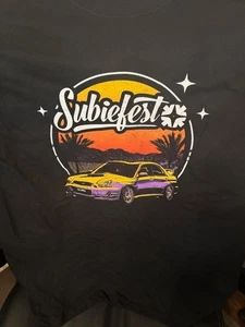 CAMISETA Y BOLSO TOTE SUBARU SUBIEFEST CUSTOM 2025 TALLA X-GRANDE - Imagen 1 de 3