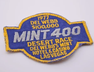 1977 Del Webb $100,000 Mint 400 Desert Race Patch - Picture 1 of 2