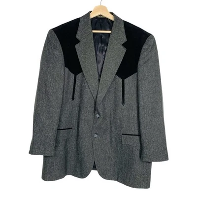 Abrigo Blazer Traje Western Circle S Para Hombre Boise en Gris Talla 48R Abrigo Deportivo Nuevo sin Etiquetas Foto 1 de 4