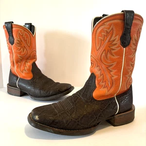 Stivali da cowboy Ariat International Quickdraw da uomo taglia 9,5 D US 10009589 arancioni - Foto 1 di 11