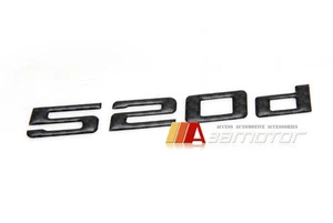 Rear Trunk Real Carbon Fiber Emblem Badge Letters 520d fits BMW E60 F10 5-Series - Picture 1 of 1