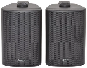 Adastra BC3-B 3" Indoor Wall Speakers w/ ABS Enclosures & Mounting Brackets - Picture 1 of 5
