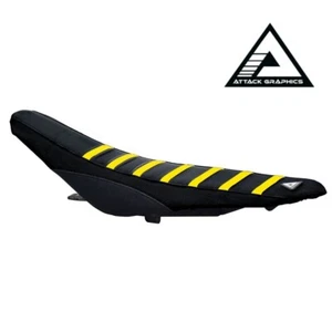 Cubierta de asiento antideslizante Attack Factory negra/ye SUZUKI DRZ400 DRZ400E DRZ400S DRZ400SM - Imagen 1 de 2