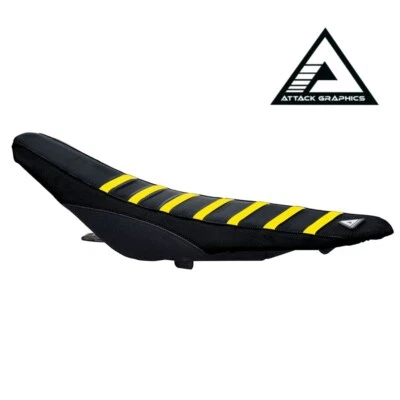Cubierta de asiento antideslizante Attack Factory negra/ye SUZUKI DRZ400 DRZ400E DRZ400S DRZ400SM Foto 1 de 2