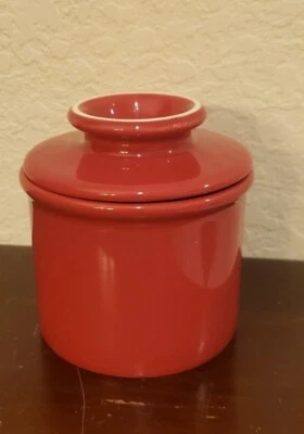 The Original Butter Bell Crock by L. TREMAIN 2013 Red Perfect Condition - Image 1 of 4