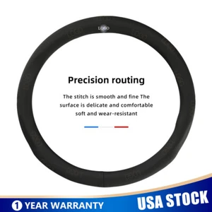 38cm Steering Wheel Cover Genuine Leather For BMW M /1 2 3 4 5 6 Series x1 x3 x5 - Picture 1 of 8