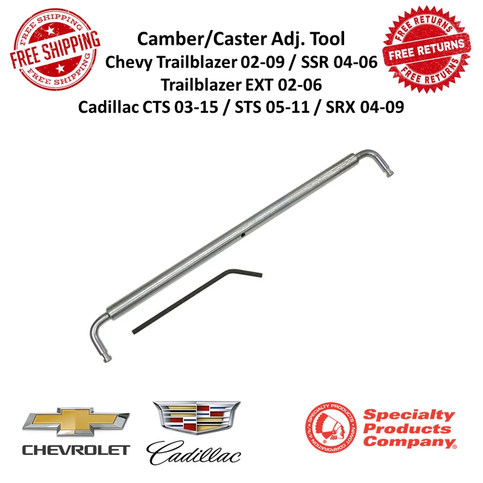 Ajustable SPC Performance Camber & Caster Herramienta de acero para Trailblazer, SSR, CTS, SRX Foto 1 de 4
