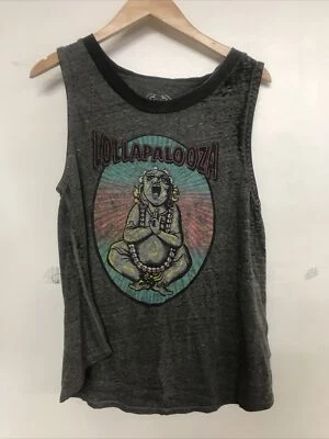 Top para mujer TRUNK LTD gris LOLLAPALOOZA burnout estándar lln654 talla grande Foto 1 de 4