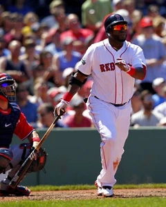 8x10 Photo DAVID ORTIZ Boston Red Sox All-Star MVP Home Run HR Big Papi - Picture 1 of 1