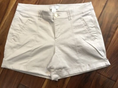 Pantalones Cortos Cache Caquis Mujer Talla 14 Crema Informales  Foto 1 de 4