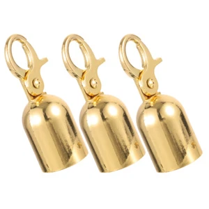 3pcs Rope End Snap Hook Rope End Cap Cord Connector Snap Hook Stanchion Rope - Picture 1 of 12