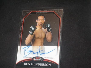 BEN HENDERSON MMA UFC 2011 TOPPS CERTIFIED HAND SIGNED AUTOGRAPHED CARD - Picture 1 of 2