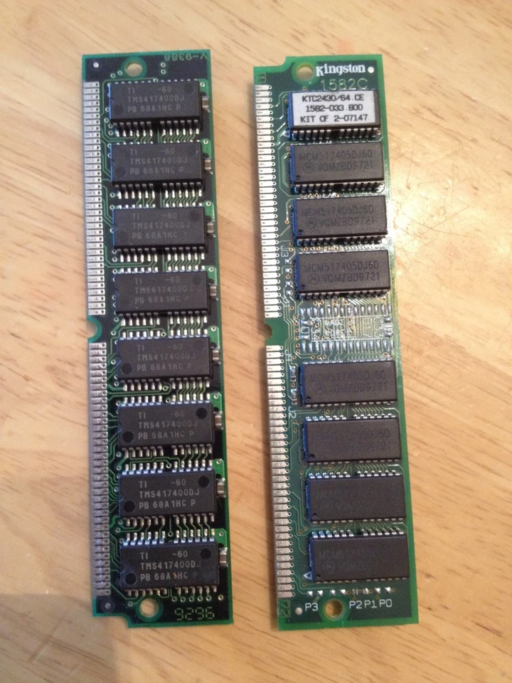 Kingston Technology KTC2430/64 64MB Memory Kit 72PIN EDO Memory DesignJet 2500CP - Image 1 of 2