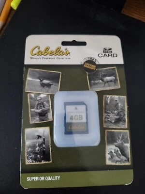 CABELA'S PRO MEMORY CARD 4GB MICRO SD NEW - Image 1 of 3
