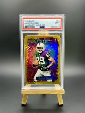 2015 Topps Finest 1995 Gold Refractor /199 Amari Cooper #95FRRAC Rookie PSA 9