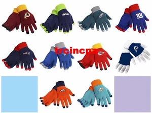 Forever Collectibles - NFL - Solid Stretch Knit Texting Gloves - Pick Your Team  - Picture 1 of 11