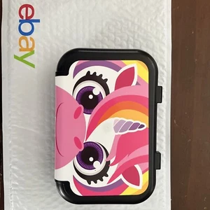 Zipit recycelt (40%) Einhorn Bleistift/Aufbewahrungsbox Made in USA - Bild 1 von 6