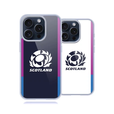 OFFICIAL SCOTLAND RUGBY CREST KIT 2021/22 SOFT GEL CASE FOR APPLE iPHONE PHONES - Imagem 1 de 4
