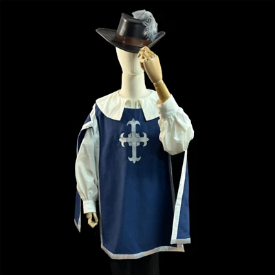 Disfraz de mosquetero renacentista Larp fantasía medieval para hombre Foto 1 de 4