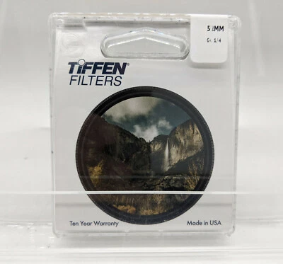 New Tiffen 52mm Glimmerglass 1/4 Diffusion Filter  #52GG14 - Image 1 of 4