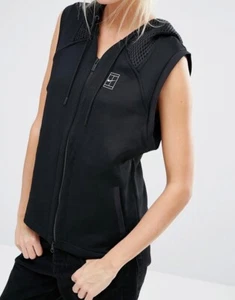 Nike Premium Cremallera Completa Sin Mangas Sudadera con Capucha Chaleco Para Mujer M Malla Swoosh Ropa de Calle - Imagen 1 de 8