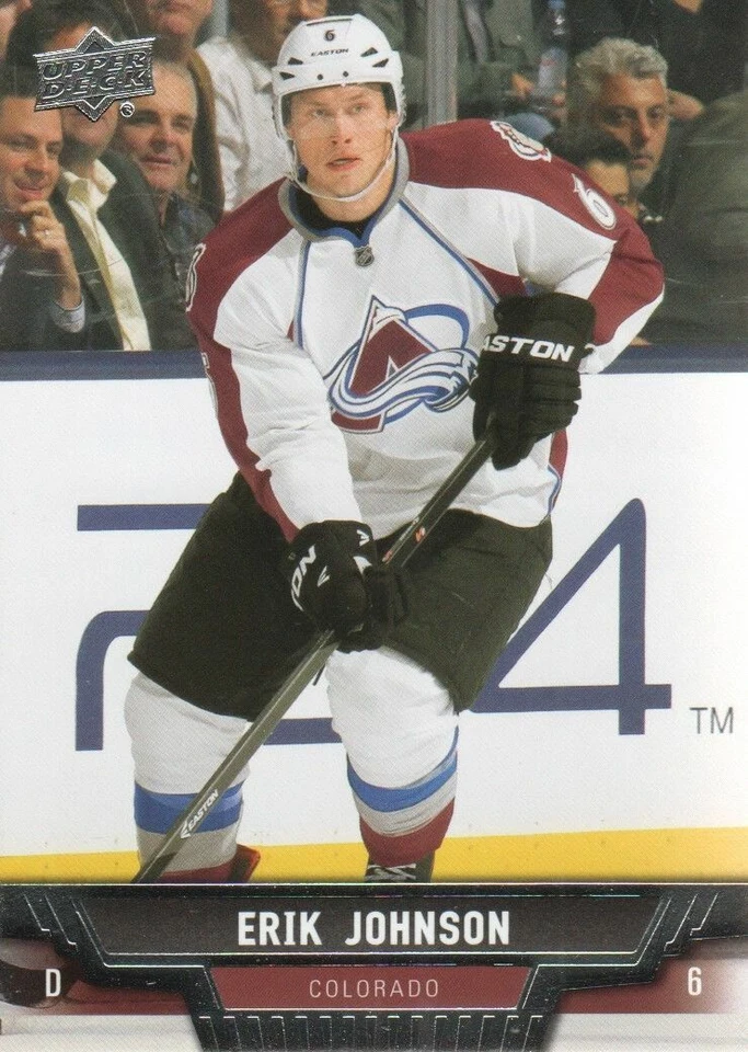 2013-14 Upper Deck #300 Erik Johnson - NM-MT - Image 1 of 1